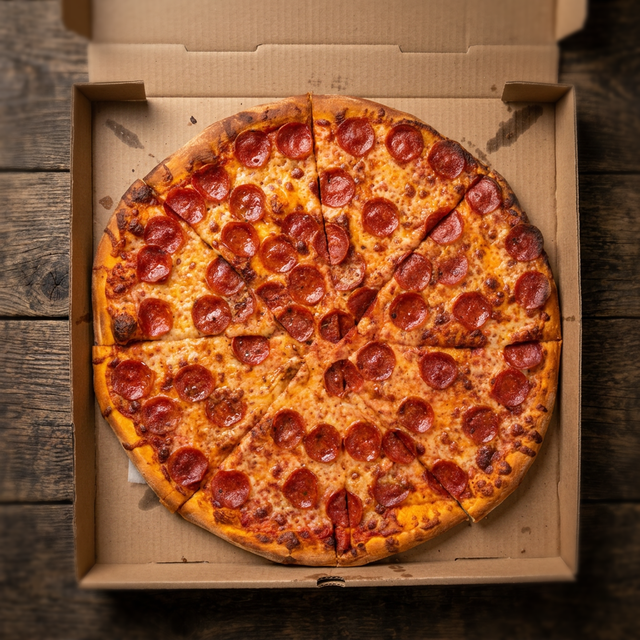 Round Cheese Pizza (18").